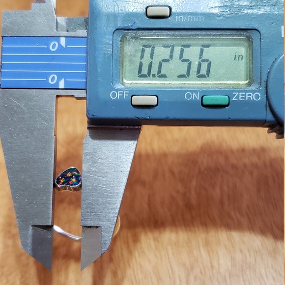 Sterling Silver Fire Opal Ring - Picture 2 of 5